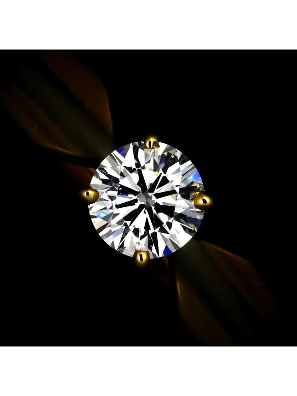Cartier Trinity Solitaire Diamond VS 47 Ring 18k YG WG PG Triple Strand